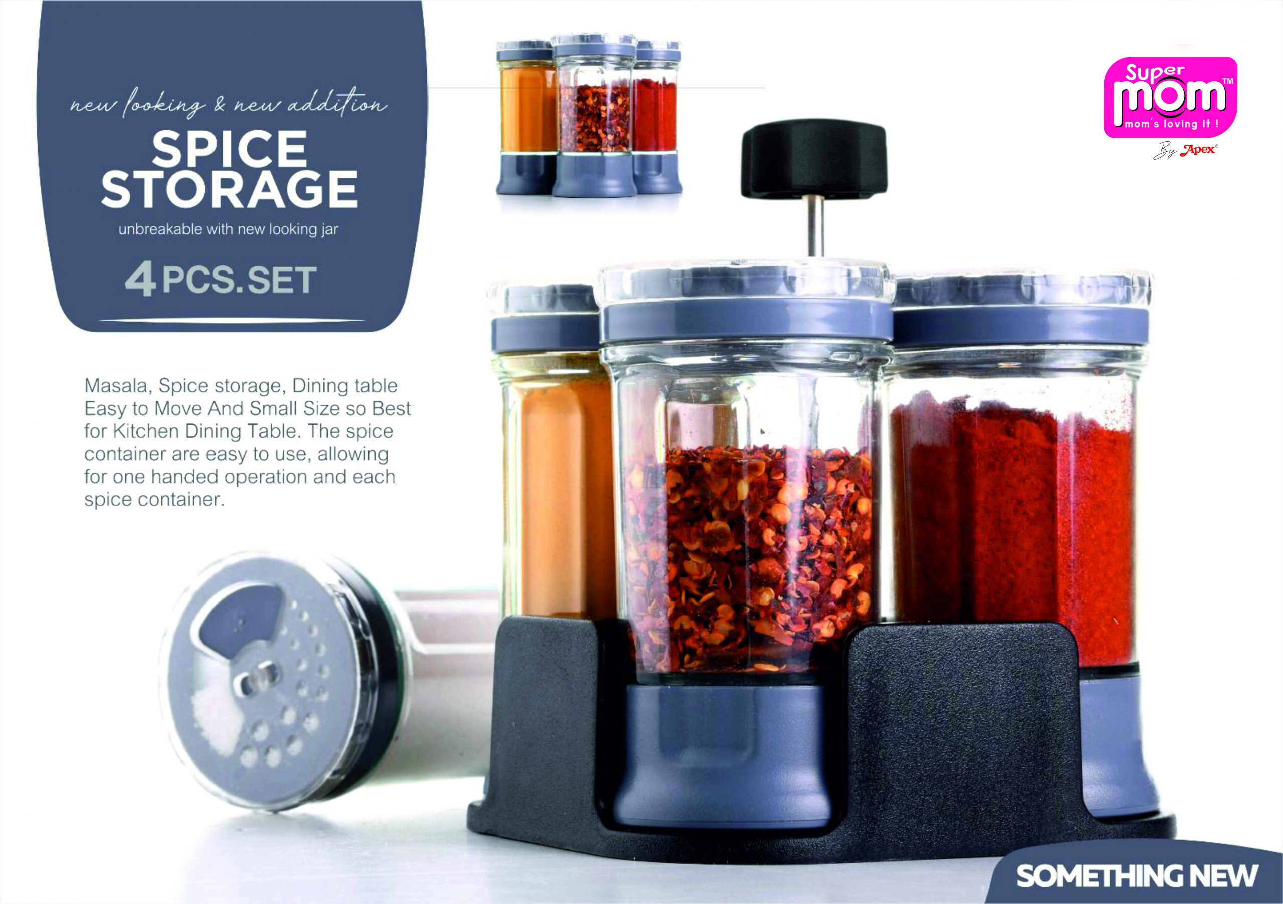 Apex Spice Storage 4 Pcs