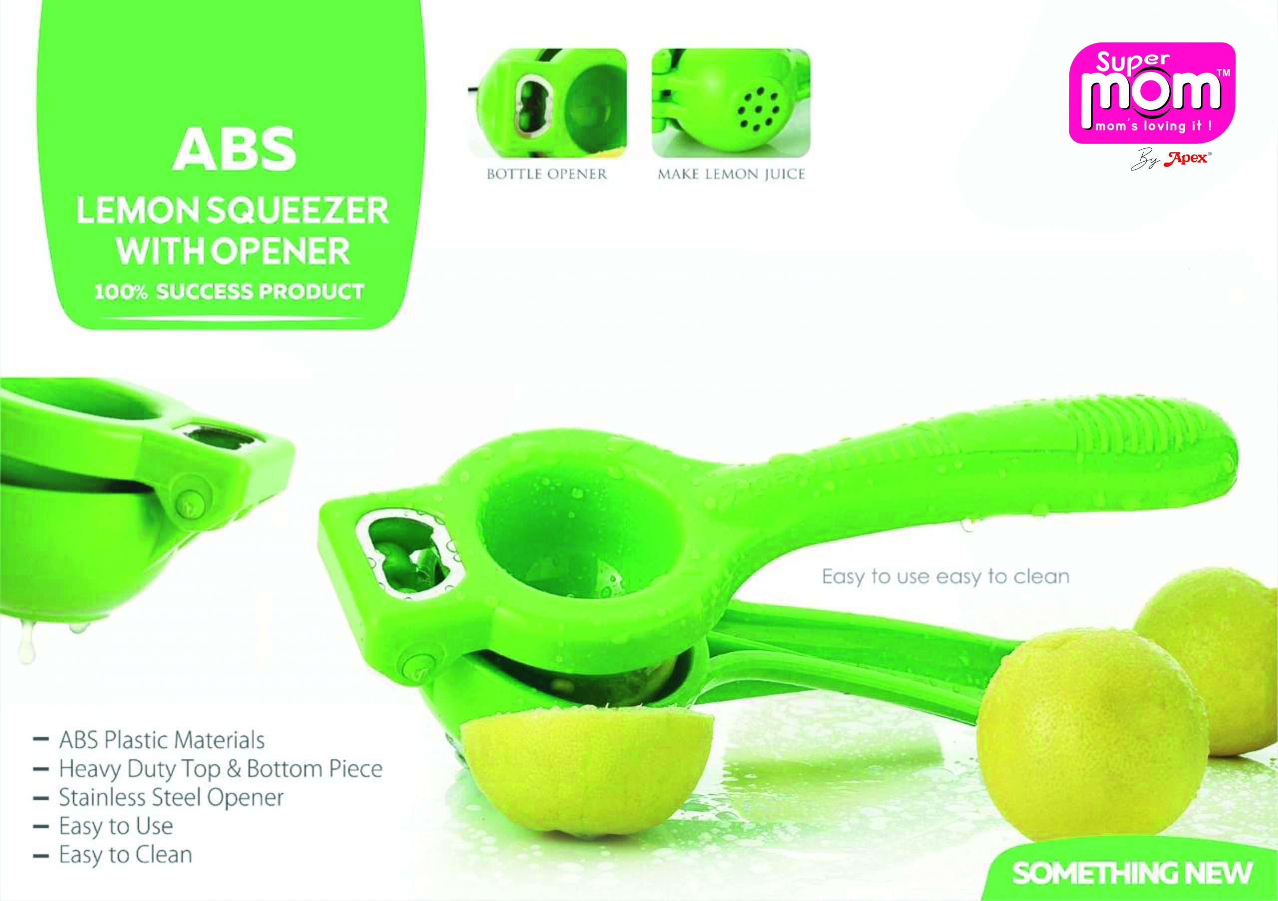 Apex ABS Lemon Squeezer With Opener